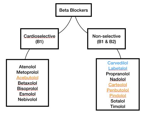 highly selective beta blockers